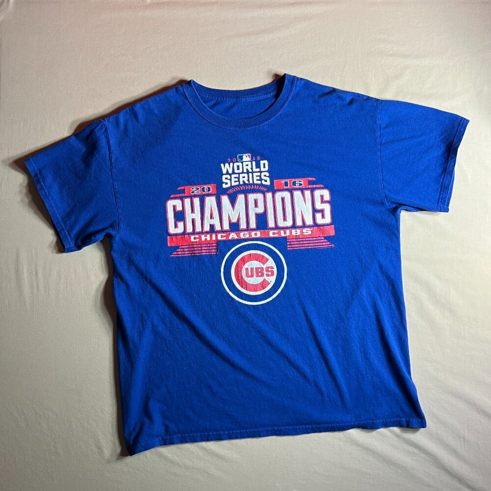 Chicago Cubs Adult Large MLB Baseball World Series 2016 Champs